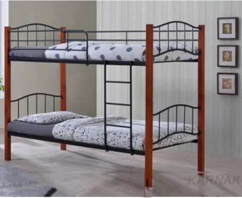 Metal double deals decker bed