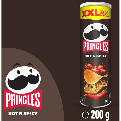 Pringles Hot  Spicy Chips 200g