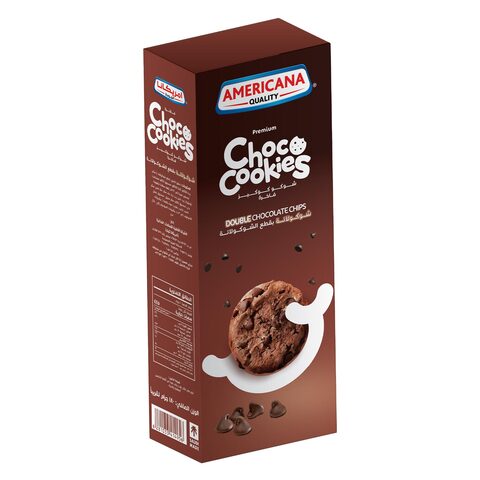 اشتري أمريكانا كوكيز برقائق الشوكولاتة المزدوجة 100 جرام في السعودية