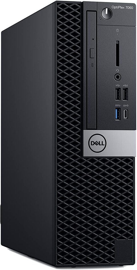 Dell OP7060SFFT7G0K OptiPlex 7060 SFF Desktop Computer With Intel Core i7-8700 3.2 GHz Hexa-Core, 16GB RAM, 256GB SSD