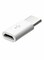Generic USB Type-C Male to Micro USB Adapter white