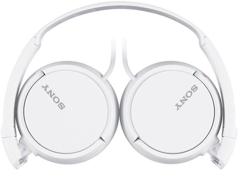 Sony MDR-ZX110AP Headphones With Mic Wired Over-ear White