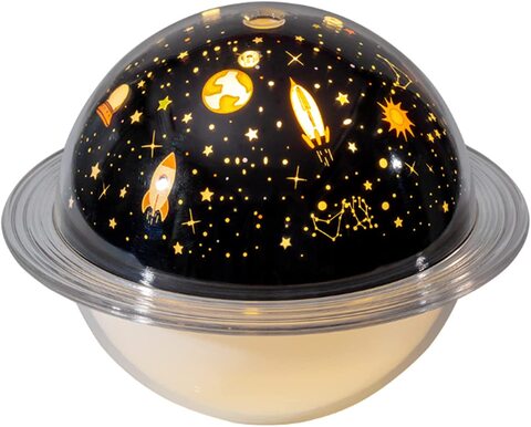2022 Creative USB Mini Starry Sky Galaxy Ocean  Gift Tri-Color Light Planet Projection table Lamp Air Humidifier for Bed room Office, Ramadan lights, Doom Projector, Round Shape
