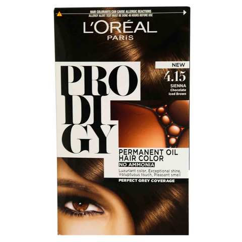 Buy L'Oreal Paris Prodigy Permanent Hair Oil Hair Color  Chocolate Iced  Brown 60 Ml Online - Shop Beauty & Personal Care on Carrefour Jordan