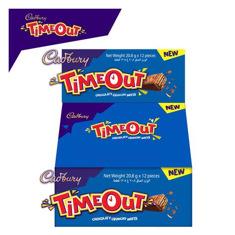 Cadbury Timeout Chocolate Wafer 20.8g &times;24