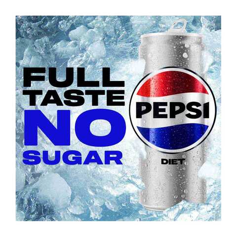 Pepsi Diet Cola Beverage Can 330ml