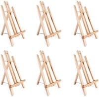 Generic 14&quot; A-Frame Painting Easels 6-Pack, 14 Inches Tall Display Stand Tabletop Art Easel Set Wood Painting Easels