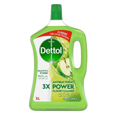 اشتري ديتول سائل منظف لكافة الإستعمالات برائحة التفاح الأخضر 3 لتر في السعودية