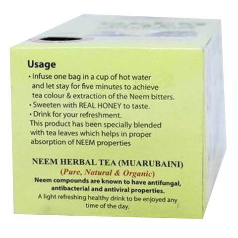 Equatorial Natural Herbal Drink Neem And Muarubaini Tea Bags 50g