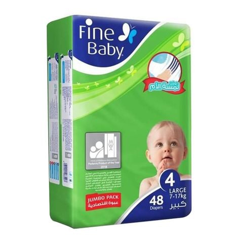 Fine baby diapers hot sale size 4 offers