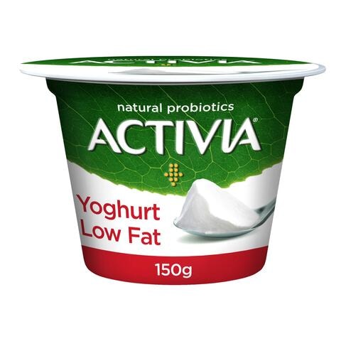 Activia Low Fat Plain Yoghurt 150g Pack of 6