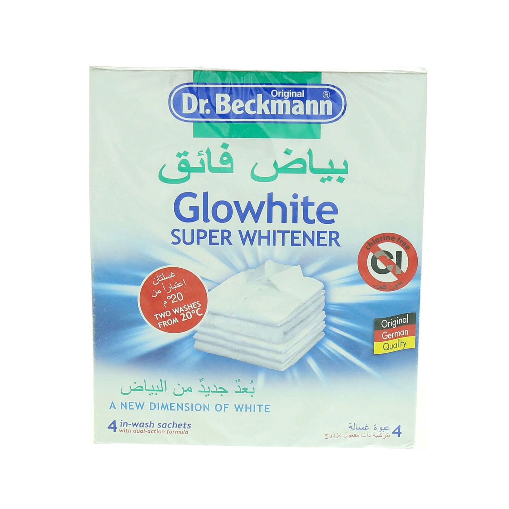 Buy Dr. Beckmann Glowhite Whitener Super 40g Pack of 4 Online - Shop