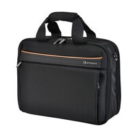 Eminent Premium Polyester Shoulder Laptop Bag 17 Inch Light Weight 180&deg; Opening Business Laptop Briefcase for Men Women on Travel Business S0790 Black