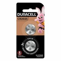 Duracell CR2025 Specialty Lithium Coin Battery Silver Pack of 2