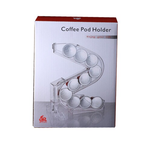 Alhoora 14x7xH20cm Coffee Capsule Holder Cups Organizer Coffee Pod Holder