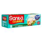 Buy Sanita Easy Lock Small Sandwich Bags 50 Pieces in Kuwait