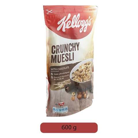 Kellogg&#39;s Crunchy Muesli Chocolate Cereal 600g