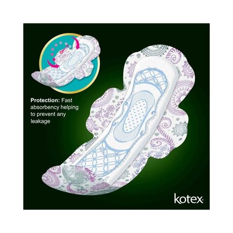 Kotex Maxi Protect Thick Pads Super Size Sanitary Pads With Wings 10 Sanitary Pads