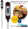 RDN Food Probe, Food Thermometer BBQ Thermometer Multi-Functional Digital Thermometer with Instant Read, Long Probe