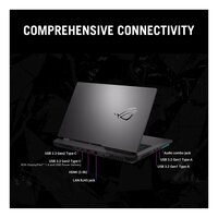 ASUS ROG Strix G15 G513RC Gaming Laptop With 15.6-Inch Display Ryzen 7-6800H Processor 16GB RAM 1TB SSD 4GB NVIDIA GeForce RTX 3050 Graphic Card Eclipse Grey