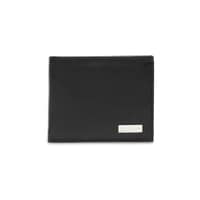 Inahom Bi-Fold Organised Wallet Flat Nappa Genuine and Smooth Leather Upper IM2021XDA0003-001-Black
