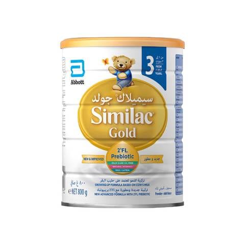 Abbot Similac Gold 3 Growing Up Formula From 1-3 Years 800gr