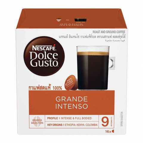 Nescafe Dolce Gusto  Grande Intenso Coffee Capsules 16 Capsules - 160g