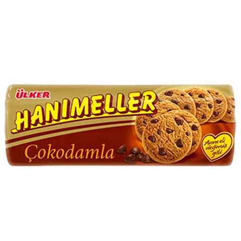 أولكر هانيميلر كوكيز مع قطع شوكولاتة 80 غرام 