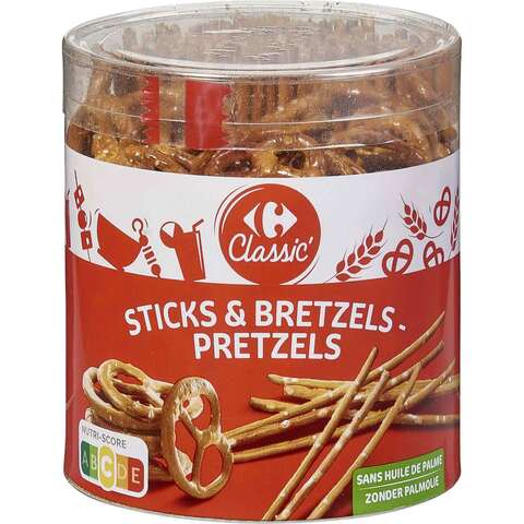 Carrefour Sticks And Bretzels Cookies 300g