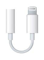 Buy Lightning To USB 3.5mm Headphone Jack Adapter White in UAE