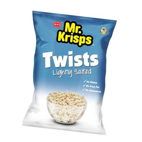 NFI Mr. Krisps Twists Lightly Salted Puffs 80g