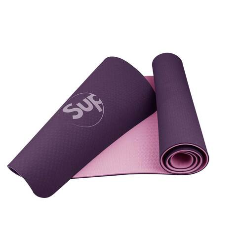 Buy Supreme Sports TPE Yoga Mat Purple and Pink 6mm Online Shop