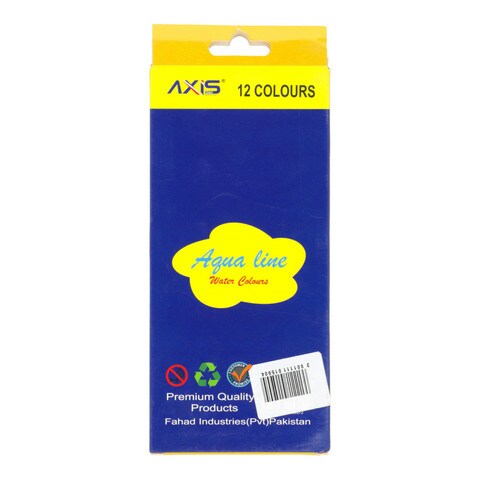 Axis Aqua Line Sharp Colors Paint Box (Set of 12)