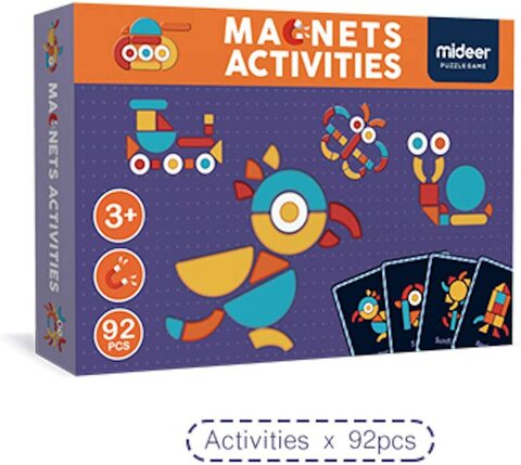 MiDeer Magnets Activities Puzzle Game, 92 Pieces
