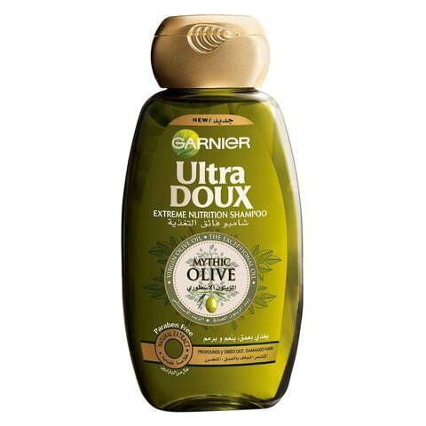 Garnier Ultra Doux Mythic Olive Replenishing Shampoo Green 600ml