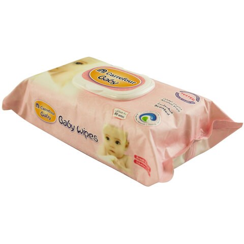 Carrefour Alcohol Free Scented Baby 80 Wipes