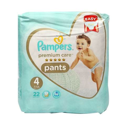 Pampers premium best sale pants size 4