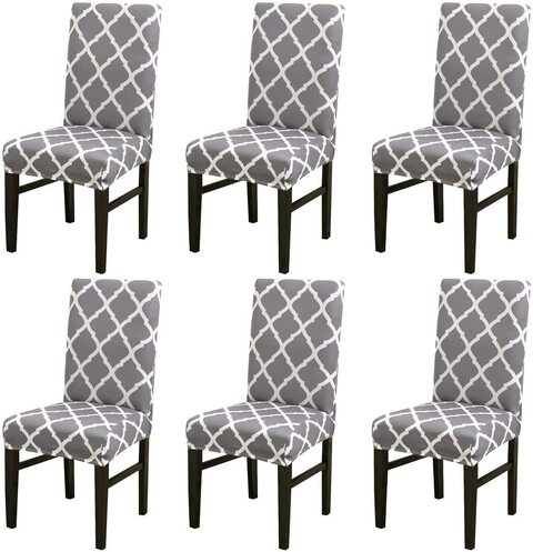 Gray and deals white dining chairs