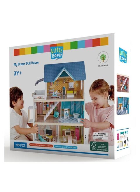 Little Room Dolls House By Hape