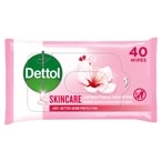 Buy Dettol Skincare Antibacterial Skin Wipes, 40 Pcs in Kuwait