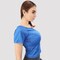 Kidwala Women&#39;s T-Shirts, Activewear Round neck  &amp; Half Sleeves Top Workout Gym Yoga Outfit for Women (Medium, Blue)