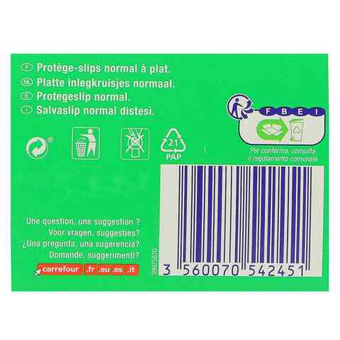 Carrefour Ecoplanet Normal Pantyliner 24&#39;s