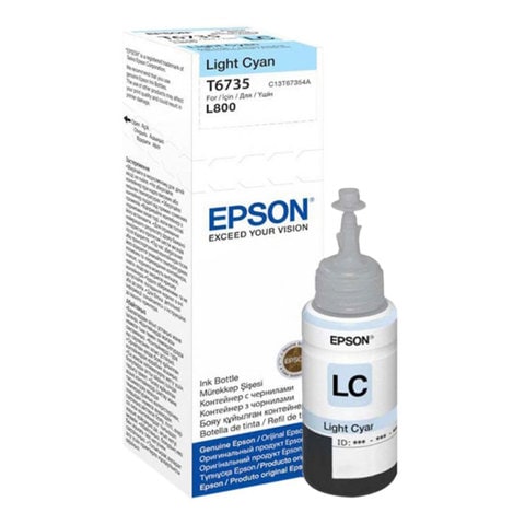 Epson Ink Bottle T6735 Light Cyan