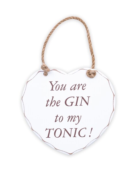 The Leonardo Collection Tlc Plaque Gin To My Tonic
