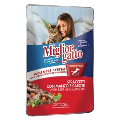 Cat food, Miglior Gatto, with beef, 2 kg