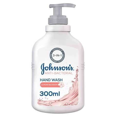 جونسون صابون مضاد للبكتيريا بزهر اللوز 300 مل