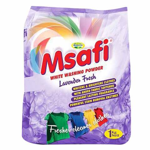 Msafi Detergent Sachets-Lavender1Kg
