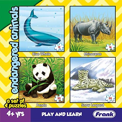 Buy Frank Endangered Animals Puzzle For 4 Year Old Kids And Above Online -  Shop Toys & Outdoor on Carrefour UAE
