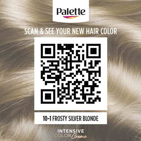 Palette Intensive Color Creme, 10-1, Frosty Silver Blonde
