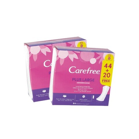 Carefree Panty Liner Pack 64&#39;S 1+1